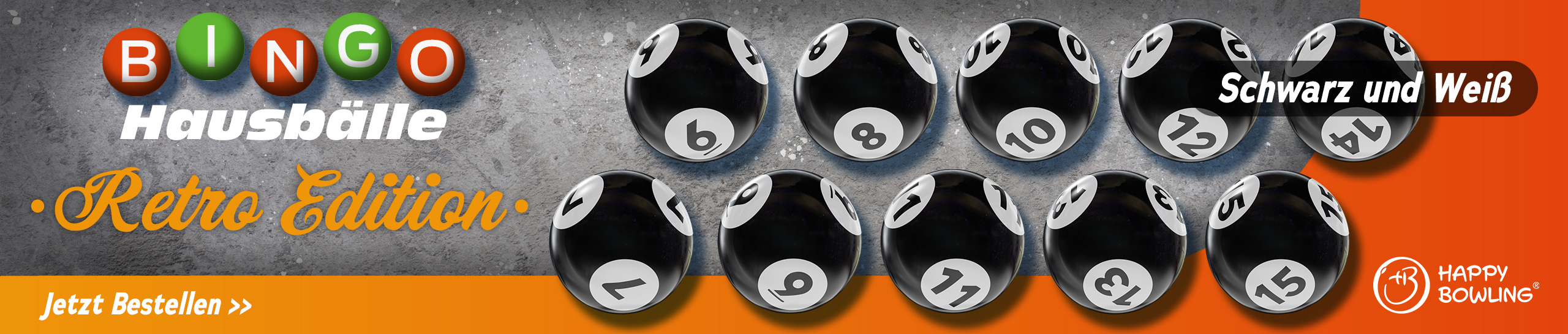 Bingo Bowling Balls Retro