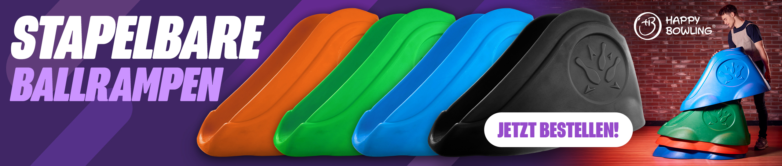 Happy Bowling Stackable Ramps 