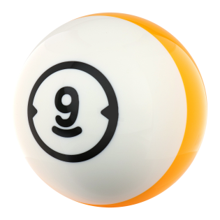 BILLARD HOUSEBALL 9 LBS (GEBOHRT)