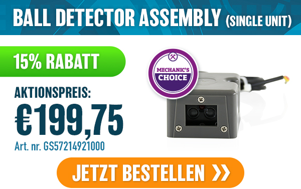 BALL DETECTOR ASSEMBLY (SINGLE UNIT)